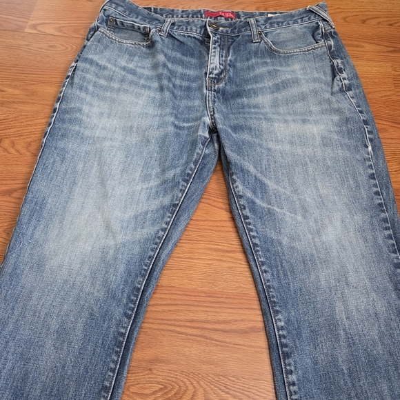 Guess Men's Del Mar Fit Slim Straight Jeans 36x28 Light Wash Blue Denim Classic - Picture 2 of 16